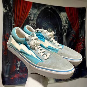 Revenge X Storm Vans Sneaker Shoes Mens US 12 White Suede Skateboarding Low Top